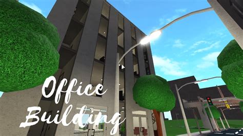 Office Building Speedbuild Bloxburg City Speedbuild Ep 7 Youtube