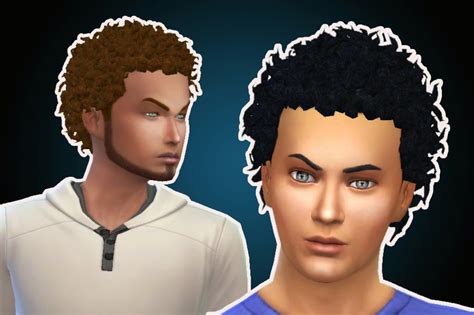 Sims 4 Curly Hair Male Image Curly Hair
