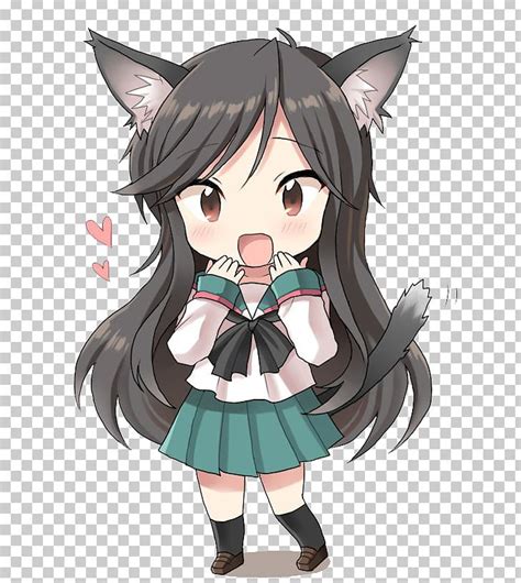 Anime Cat Girl Stature Chibi Drawings Drawing Base