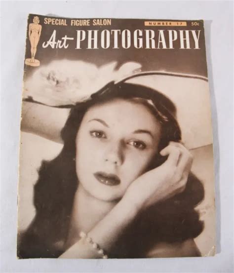 ART PHOTOGRAPHY MAGAZINE 17 1950 Special Nude Figure Salon Bull