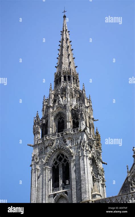 Spire Of Cathedrale Notre Dame De Chartres The Cathedral Of Our Lady Of