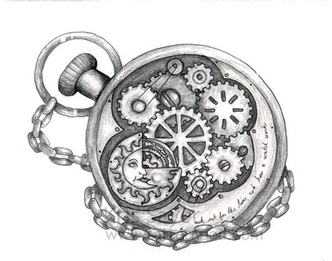 It's what's on the inside that counts. | Watch tattoos ... Also drawing steampunk clock available at png transparent variant.