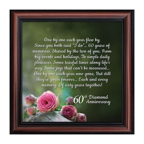 Find anniversary gifts & anniversary gift ideas. 60th Anniversary Gifts, Diamond 60th Wedding Anniversary ...