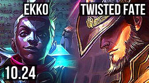 Ekko Vs Twisted Fate Mid M Mastery Games Legendary