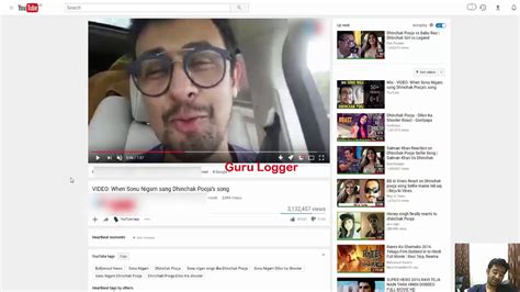 When Sonu Nigam Sang Dhinchak Pooja’s Song Guru Ka Jawab Guru Logger Official Youtube