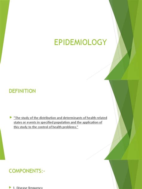 Ppt Epidemiologypptx Prevalence Epidemiology
