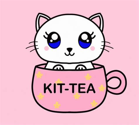 Kawaii Cat Kit Tea 