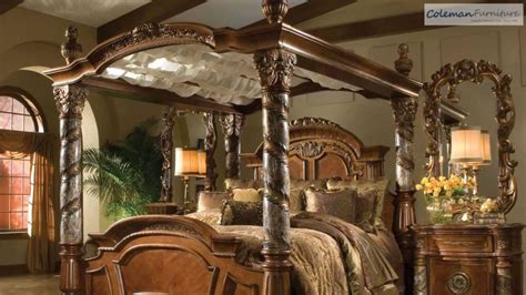 Check spelling or type a new query. Villa Valencia Canopy Poster Bedroom Collection From Aico ...