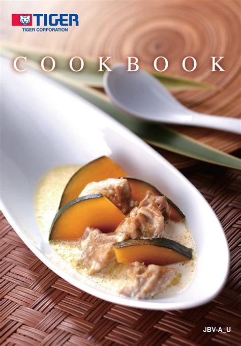 Recipe Book JBV A U TIGER CORPORATION U S A Rice Cookers Small