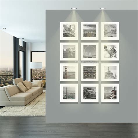 Modern wall art has collected and donated over 100k in 2020 to deserving communities worldwide. Aliexpress.com : Buy Modern Square Photo Wall White Frames ...