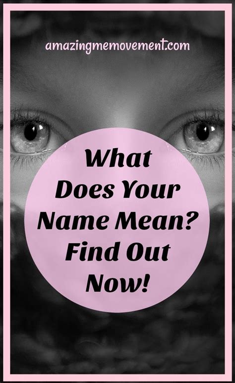 What Does My Name Mean Find Out With This Fun Quiz What Are You Quiz