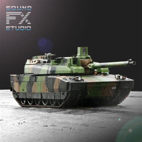 In 1964, studies were initiated about a possible replacement vehicle for the amx 30: AMX Leclerc Tank SFX - Sound Effects on SoundFX Studio