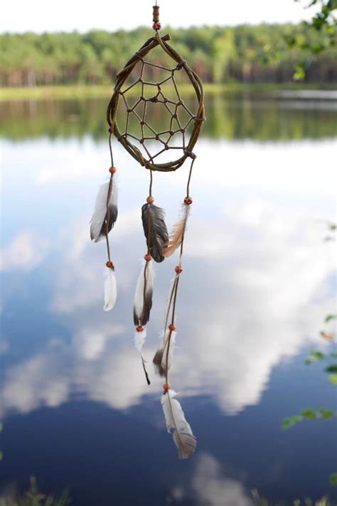 Traditional Simple Tribal Forest Dream Catcher Totem Native Talisman