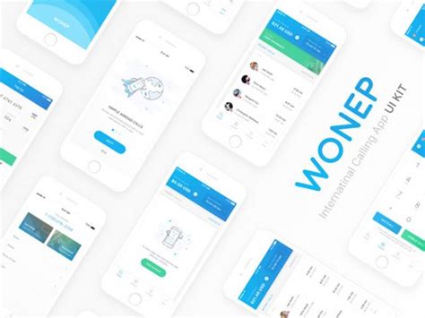 By sketch in free , freebies , sketch , sketch misc , sketch mockup. Wonep: Free Sketch UI kit for calling apps - Freebiesbug