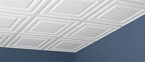 Ceiling tiles available in smooth, textured, wood, and metal finishes. New Maintenance Free Ceiling Tiles , Commercial Drop ...