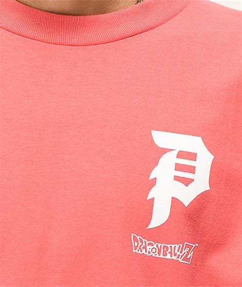 Not only is it inspired by my favorite dbz chartacter, but its super soft to the touch and the pink looks good on me. Primitive x Dragon Ball Z Vegeta Glow Pink T-Shirt | Zumiez