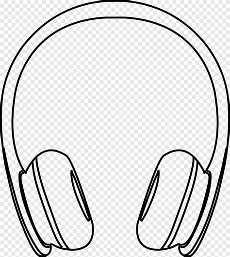 Headphones Drawing Music Drawn White Electronics Png Pngegg