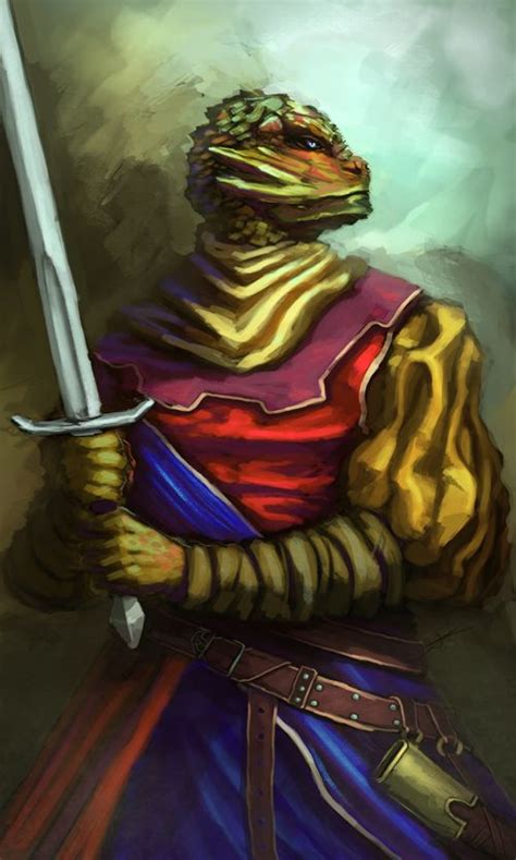 Lizard Warrior By Dandzialf On Deviantart Fantasy Races Character