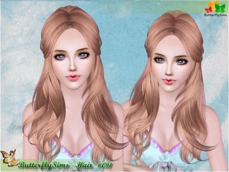 Custom Sims 3 Female Hair 091