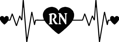 Rn Lifeline Sticker Vinyl Sticker Registered Nurse Decal Stethoscope