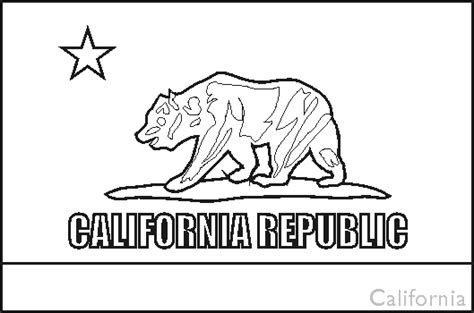 You can use our amazing online tool to color and edit the following free printable american flag coloring pages. California Flag Coloring Page Printable Coloring Pages