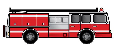 Fire Truck Clipart Black And White Free Download On Clipartmag