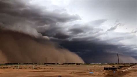 Videos Capture Wall Of Dust Rolling Through Texas