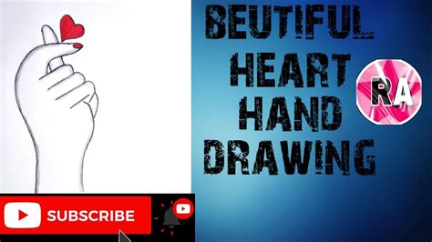 How To Draw Love Heart Hand How To Draw Heart Hand For Beginnerseasy