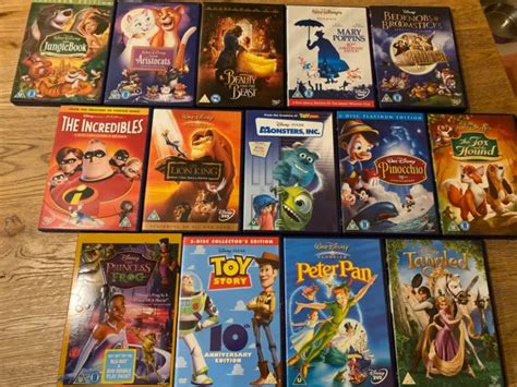 Disney Dvd Collection Childrens Films 14 Dvd Lot Bundle £699