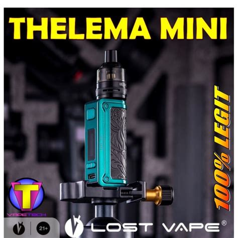 Vape Lost Vape Thelema Mini W Box Mod Kit With Ub Lite Pod Tank