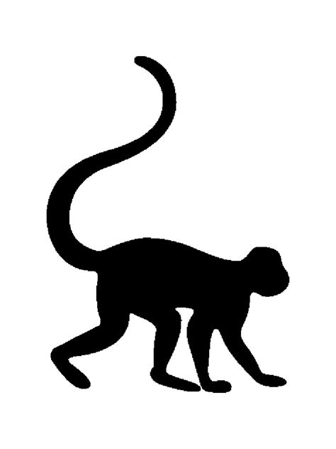 Free Printable Monkey Stencils And Templates