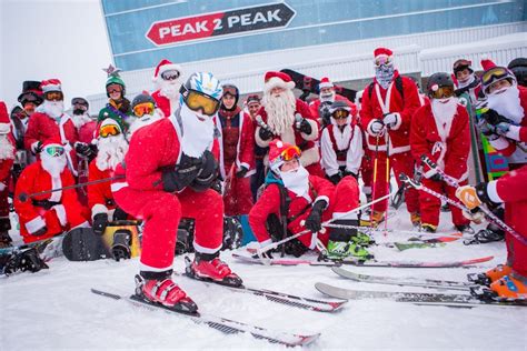 Skiing Santas Hit The Slopes Pique Newsmagazine