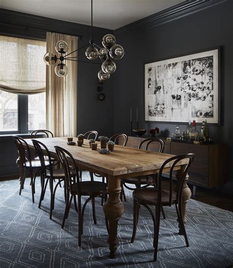 10.2 sherwin williams collonade gray. Greenview Ave. | 2to5design | Dark dining room, Dining ...