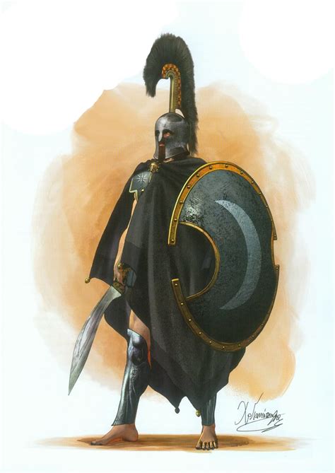 Thespian Hoplite By Cgiannopoulos Ancient Greece Ancient Warfare