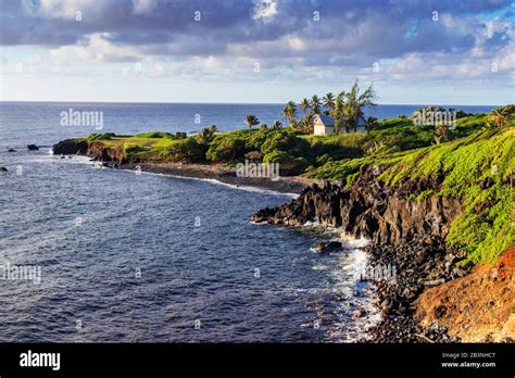 Coastal Scenery On The Road To Hana Maui Island Hawaii United States