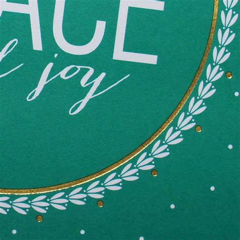 Love Peace Joy Christmas Card By Dimitria Jordan