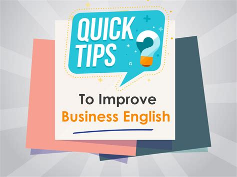 What Are The Tips To Improve Business English
