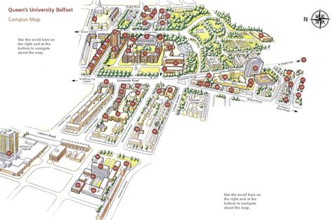 Queens University Campus Map Blank North America Map