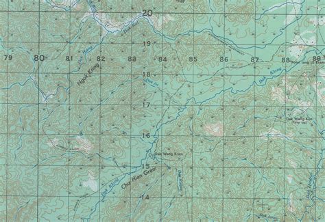 Dak To Vietnam Western Hills Topographical Map Battle Archives