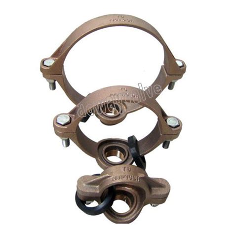 Bronze Saddles Clamp For Pvc Pipe