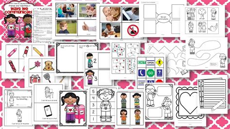 Valentines Day Preschool Curriculum Activities Bundle Of 5