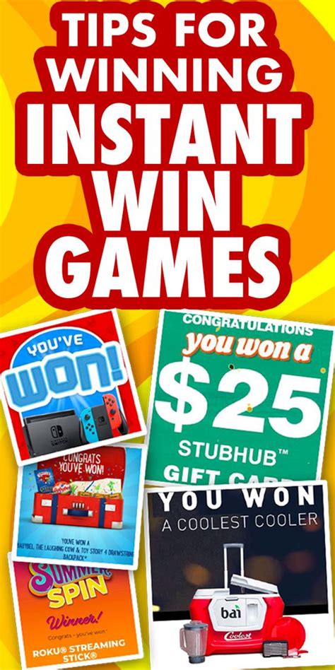 An instant win game can either be offline or online, and they can be complex or simple; Sweepstakes Tips: How to Win Instant Win Games in 2020 ...