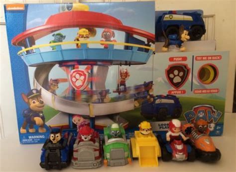 Nick Jr Paw Patrol Lookout Playset Racers Chase Marshall Rocky Rubble Ryder Zuma 1690987788