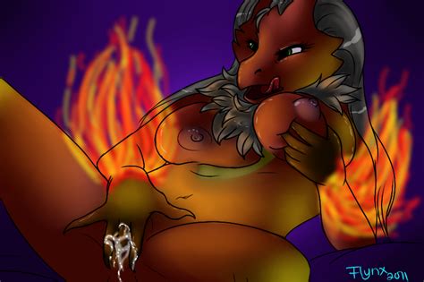 Rule 34 Anthro Blaziken Breasts Color Female Female Only Fingering Fire Insertion