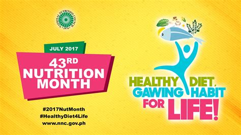 Schedule Of Activities For The Nutrition Month Deped Dagupan