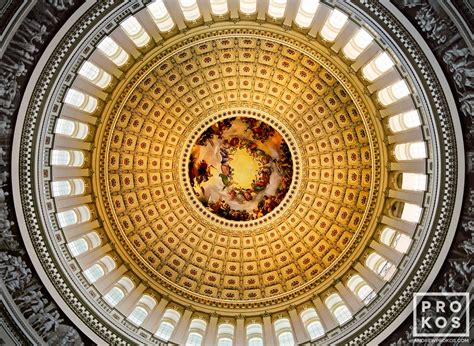 Us Capitol Rotunda Interior Fine Art Architectural Photo Prokos