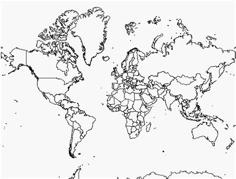 Carte Du Monde A Imprimer Format A4 Info ≡ Voyage Carte Plan