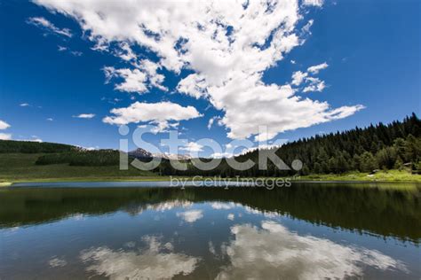 Mountain Lake Reflections Stock Photo Royalty Free Freeimages