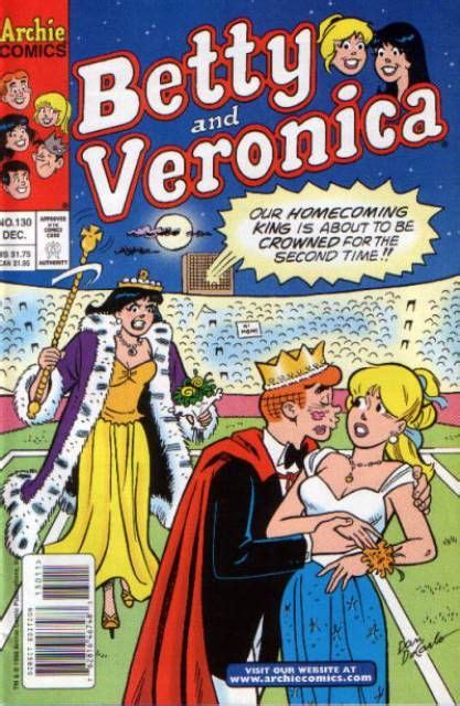the cover to betty and veronica comics
