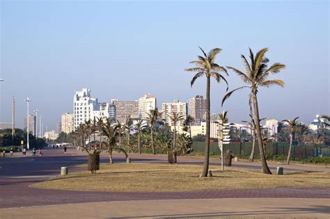 Paved Road Leading Into Durban S Golden Mile Editorial Image Image Of